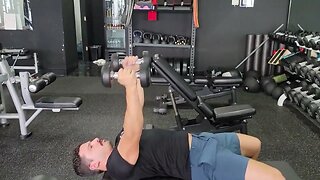 Dumbbell Tricep Rollbacks