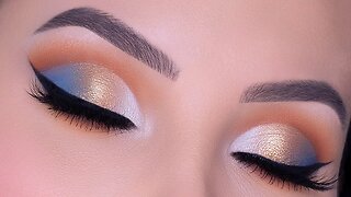 Blue and Golden Cut Crease Tutorial | Sigma x An Knook Pro Eyeshadow Palette