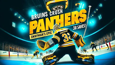 Swayman Shuts Down Panthers: Bruins Dominate in Game 1 Victory!