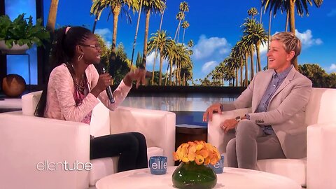 Ellen taught This Fan How To Speak English