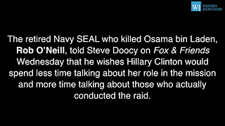 Navy SEAL Who Killed Bin Laden Derails Hillarys Campaign With Shock Claim