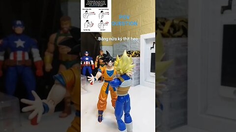 [Dragon Ball] Goku Thắc Mắc Về Giá Bánh Trung Thu Với Vegeta Và Cái Kết #stopmotion #goku #vegeta