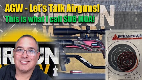 AGWTV LIVE - More SUB MOA Shooting and We have a New Sponsor! Let's Talk Airguns!