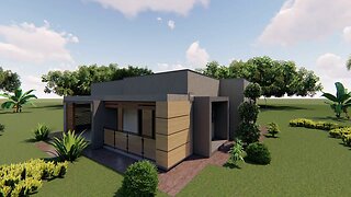 Contemporary | 2 bedroom design | Flat roof | small affordable | 2 bathrooms | open plan kitchen