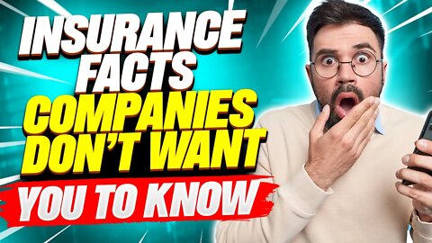 5 Life Insurance Facts Companies Don’t Want You to Know #lifeinsurance #insurance