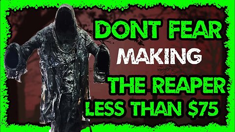 make a reaper stature halloween grim reaper statue build budget halloween decor