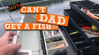 S1:E6 Why Can't Dad Catch a Fish? Lot's of Whining Alert! | Kids Outdoors