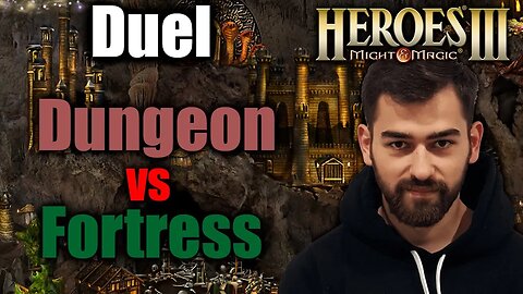 Dungeon vs Fortress | Gluhammer Heroes HotA 3 Multiplayer PL