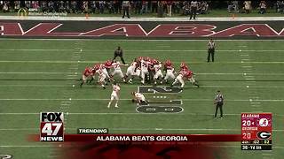 Alabama beats Georgia in OT for national title