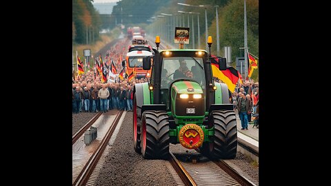 GERMAN TRAIN DRIVERS GO ON STRIKE