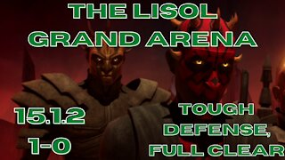 Grand Arena | 15.1.2 | Tough opponent, dropped a few but managed a full clear | SWGoH