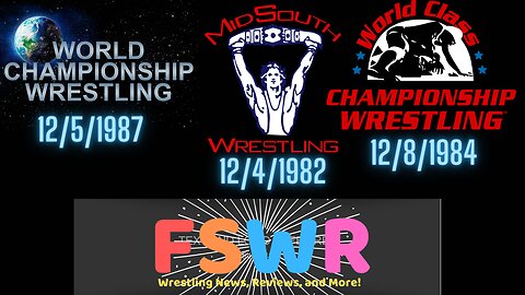 Classic Wrestling: NWA WCW 12/5/87, Mid South Wrestling 12/4/82, WCCW 12/8/84 Recap/Review/Results