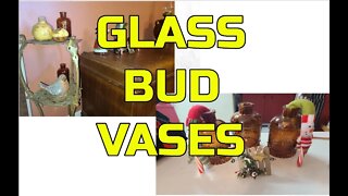 ComSaf Glass Bud Vases Set of 6