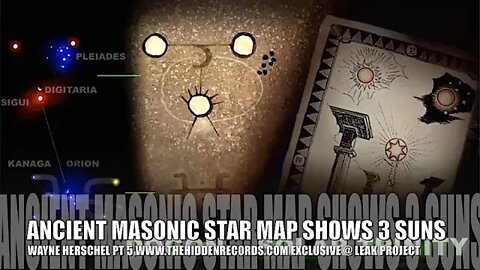 Ancient Masonic Star Map Shows 3 Suns, Signs of Super Nova