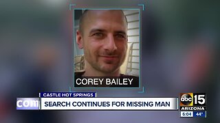 Search continues for missing man