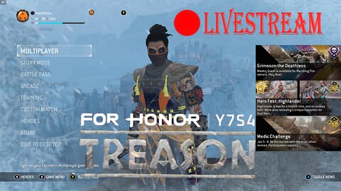 Warrior SHTUFF | For Honor LiveStream