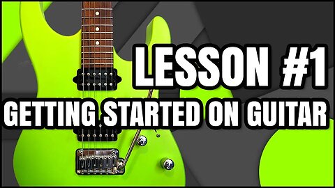 This should be your FIRST GUITAR LESSON : Beginner guitar course