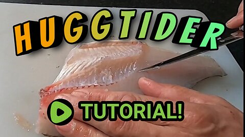 How to fillet a Perch and make it bone free for cooking. Tutorial w/ English subtitles