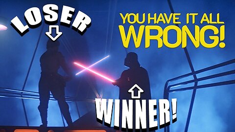 Darth Vader was NOT defeated by Luke Skywalker