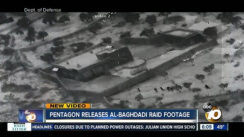 Pentagon releases Al-Baghdadi raid footage