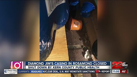 Diamond Jim's Casino closed by health department