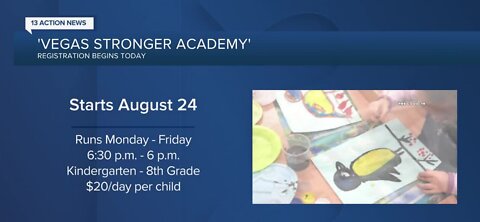 Vegas Stronger Academy registration begins today