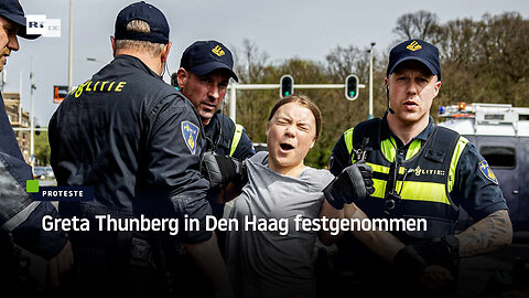Greta Thunberg in Den Haag festgenommen