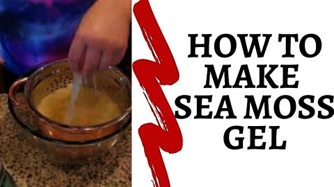 How To Make Sea Moss Gel #howto #seamoss #healthyeating