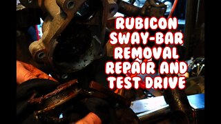 Jeep Wrangler Rubicon Mopar Sway Bar disconnect removal repair fix test