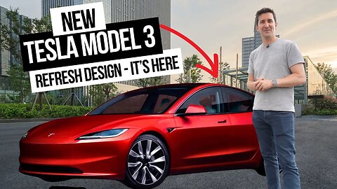 THE NEW Tesla Model 3 Refresh Design OUT NOW