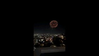 New year fireworks in Mexico