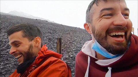 Insane pickup journey to active snowy volcano in Ecuador 🇪🇨