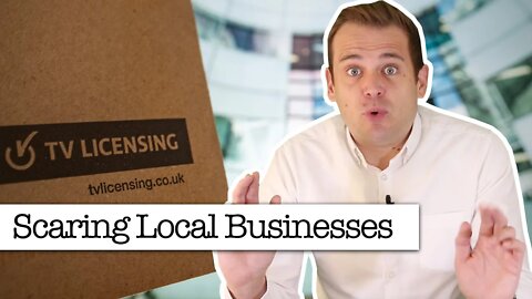 Scaring Local Businesses - TV Licence Letter