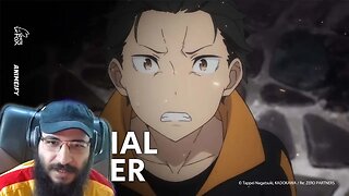 REACTION Re Zero Season 3 - Official Teaser Trailer