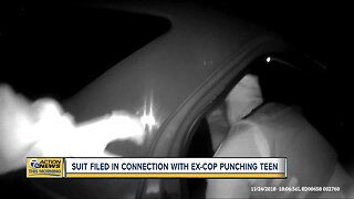 Suit filed in connection with ex-cop punching teen