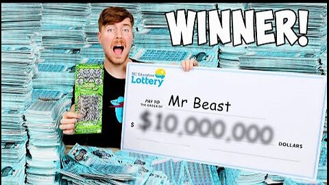 I Spent $1,000,000 On Lottery Tickets and WO