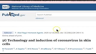 5G Technology and Induction of Coronavirus in Skin Cells ~ National Library of Medicine
