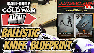 NEW Disappearing Ink Bundle Black Ops Cold War - BLACK INKNIFE Cold War Ballistic Knife Gameplay