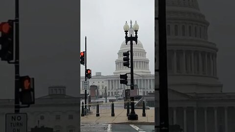 3/17/22-Nancy Drew in DC-Video 1-Capitol Closed off Completely- Guys on the Roof