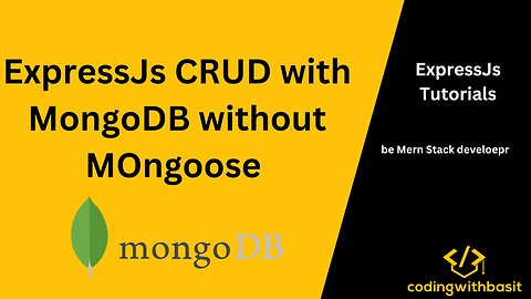Complete CRUD operations with MongoDB and NodeJs | NodeJs with MongoDB without Mongoose