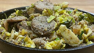 Sausage & Apple Brussel Sprouts