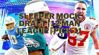 How to draft from 11th pick | Sleeper Mock Draft | 12 Man League