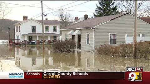 New Richmond officials say at least one third of the village is underwater