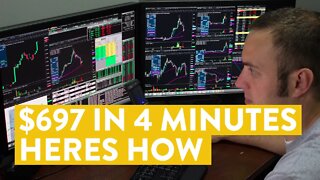 [LIVE] Day Trading | I Made $697 in 4 Minutes. Here’s How...