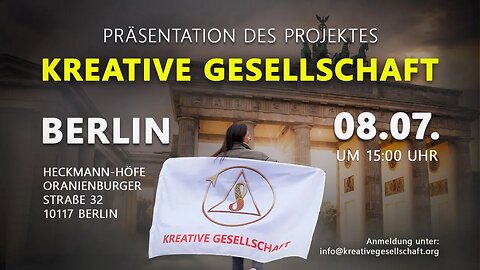 Kreative Gesellschaft: Live-Event in der Hauptstadt
