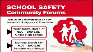 School safety community forums to be held by Tucson Unified School District