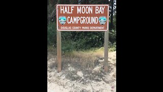Half Moon Bay Campground in Oregon Sand Dunes