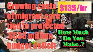 $135/hr to care for Growing costs of migrant care to projected $538 million budget deficit