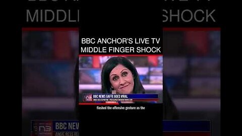 BBC presenter Maryam Moshiri gives the middle finger on live TV, amid debates over BBC Licence Fee