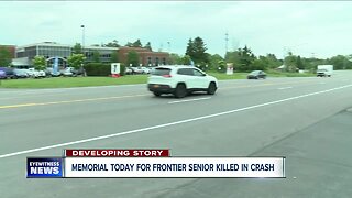 Memorial today for Frontier senior killed in crash